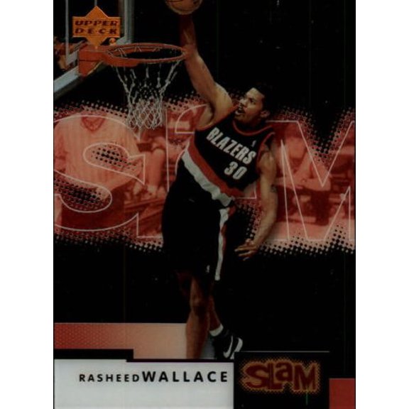 2000-01 Upper Deck Slam #46 Rasheed Wallace NBA Basketball Trading Card