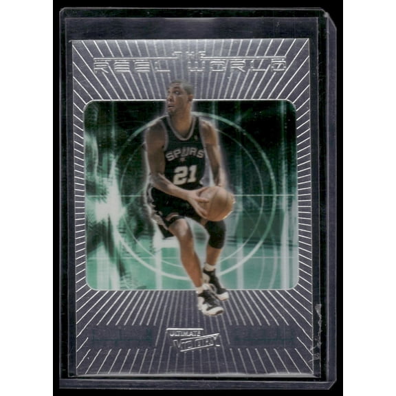 2000-01 Upper Deck Ultimate Victory Tim Duncan San Antonio Spurs The Reel World RW3 Basketball Card