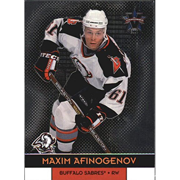 2000-01 Vanguard #11 Maxim Afinogenov NHL Hockey Trading Card