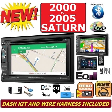 2000-05 SATURN AM/FM CD/DVD GPS NAVIGATION SYSTEM BLUETOOTH USB/SD EQ CAR RADIO