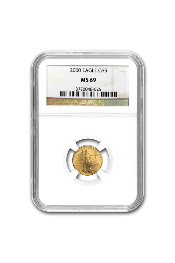 2000 1/10 oz American Gold Eagle MS-69 NGC