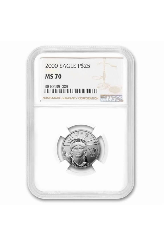 2000 1/4 oz American Platinum Eagle MS-70 NGC