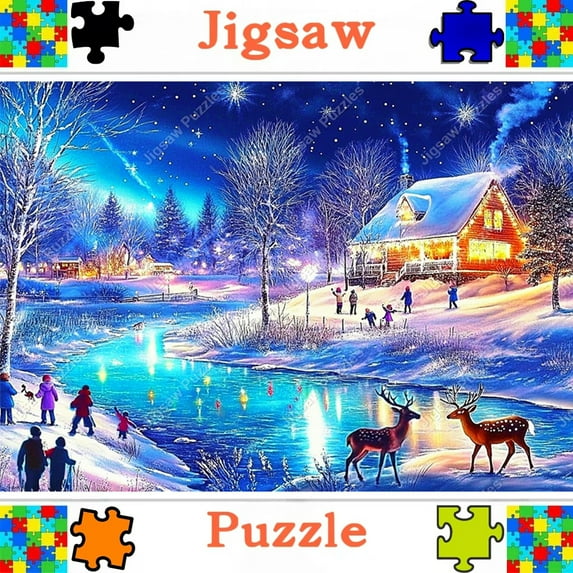 2000/1000/1314/500pieces Jigsaw Puzzles for adults Home Big size Decor,10 scenarios applicable wall decor,Designed for birthday festival gifts, New Year, Mother'S Day, Christmas Gift,Halloween gift