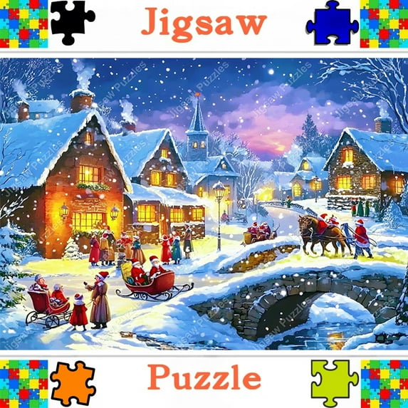2000/1000/1314/500pieces Jigsaw Puzzles for adults Home Big size Decor,10 scenarios applicable wall decor,Designed for birthday festival gifts, New Year, Mother'S Day, Christmas Gift,Halloween gift