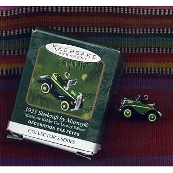 2000 1935 Steelcraft by Murray (Miniature Kiddie Car Luxury Edition) Hallmark Keepsake Christmas Tree Ornament - QXM5951