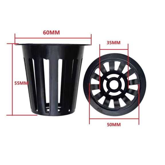 2000 2" INCH NET CUP POTS HYDROPONIC SYSTEM GROW KIT