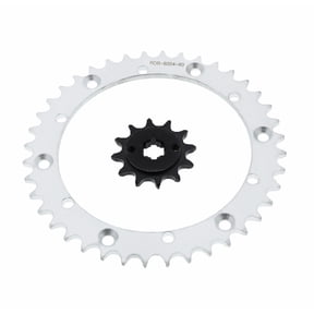 2000-2002 Yamaha YFS 200 Blaster 12 Tooth Front & 40 Tooth Rear Silver Sprocket