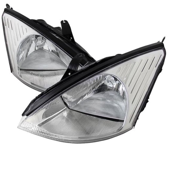 2000-2004 Ford Focus Headlights - Chrome