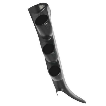 GlowShift | Graphite Triple Gauge Pillar Pod for 2000-2006 Chevrolet Silverado 1500, 2500HD & 3500HD 6.6 Duramax LB7, LLY, LBZ, LMM