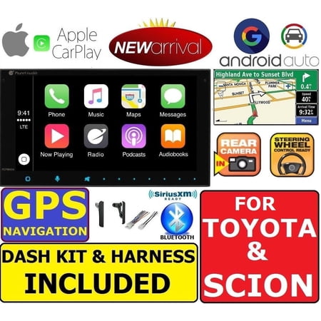 2000-2015 FOR TOYOTA & SCION NAVIGATION APPLE CARPLAY ANDROID AUTO CAR STEREO