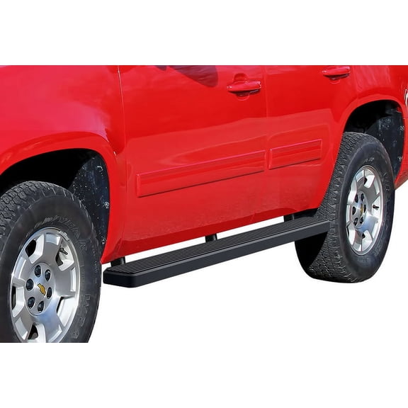 2000-2019 Chevy Tahoe(Excl. 04-07 Z71) 2000-2019 GMC Yukon 1500(Excl. XL/ Z71/ Denali) 2001-2017 Cadillac Escalade(Excl. ESV/EXT) Black Finish 5 Inch Door to Door Side Bar Side Step Running Board