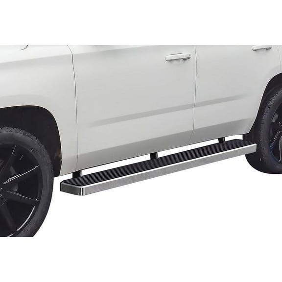 2000-2019 Chevy Tahoe(Excl. 04-07 Z71) 2000-2019 GMC Yukon 1500(Excl. XL/ Z71/ Denali) 2001-2017 Cadillac Escalade(Excl. ESV/EXT) Hairline Finish 6 Inch Door to Door Side Bar Side Step Running Board