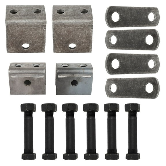 2000-7000lbs Axles Trailer Hanger Kit Suspension Trailer Hanger Kit for Double Eye Trailer Leaf Spring