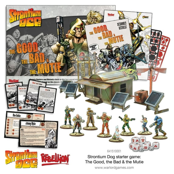 2000 AD Strontium Dog The Good, the Bad & the Mutie Starter Set