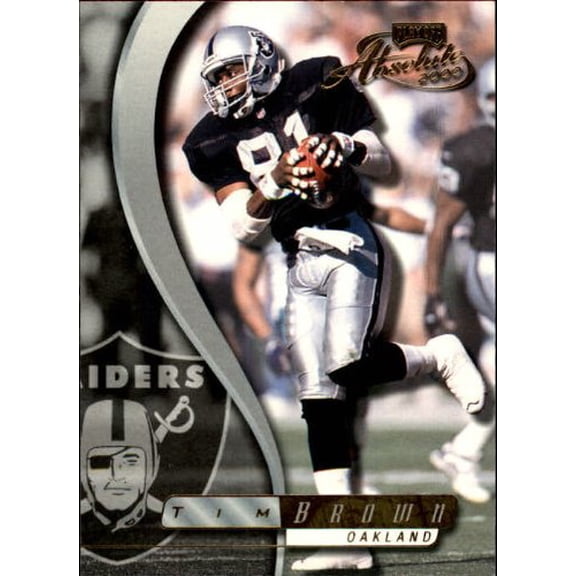 2000 Absolute #105 Tim Brown NFL Football Trading Card