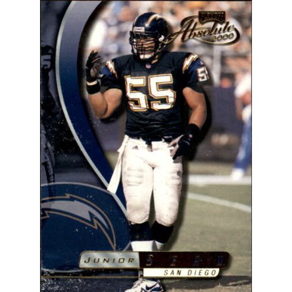 2000 Absolute #112 Junior Seau NFL Football Trading Card