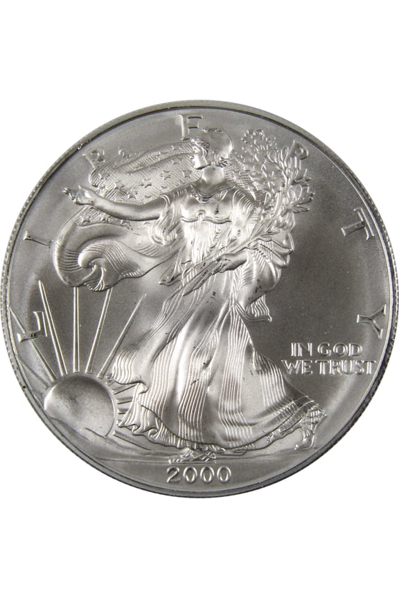 2000 American Silver Eagle Uncirculated Bullion $1 Coin