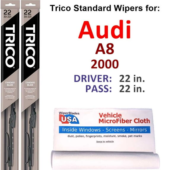 2000 Audi A8 Wiper Blades (Set of 2)