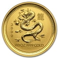 thumbnail image 1 of 2000 Australia 1/10 oz Gold Lunar Dragon BU (Series I), 1 of 2