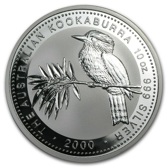2000 Australia 10 oz Silver Kookaburra BU