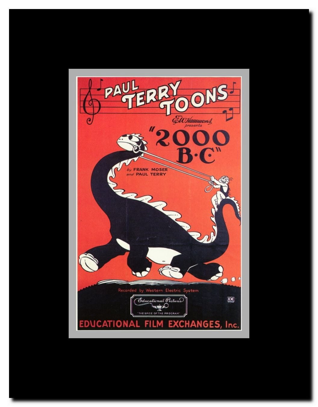 2000 B.C Framed Movie Poster