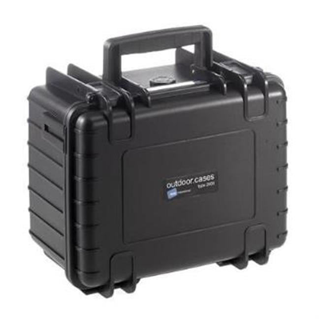 2000 - B - RPD Black Outdoor Case with Padded Divider Insert, 2000