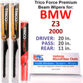 thumbnail image 1 of 2000 BMW Z3 Performance Beam Wipers (Set of 3) w/Rear Wiper, 1 of 3