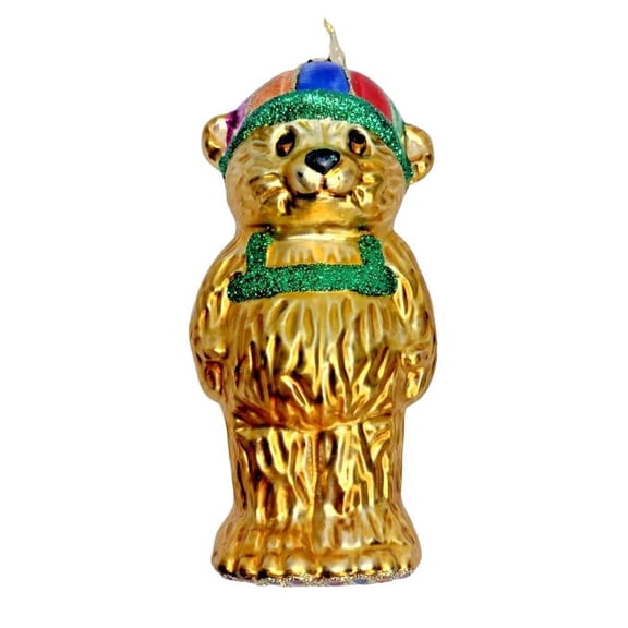 2000 Backpack Bear - Crayola (Blown Glass)