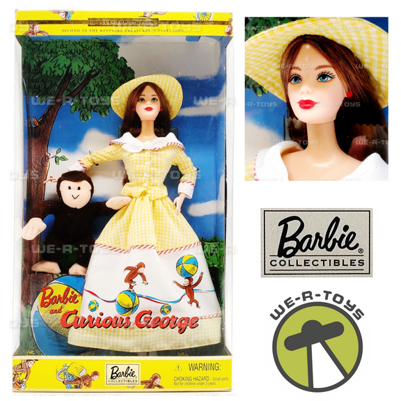 Open Box 2000 Barbie Collectibles - Barbie and Curious George