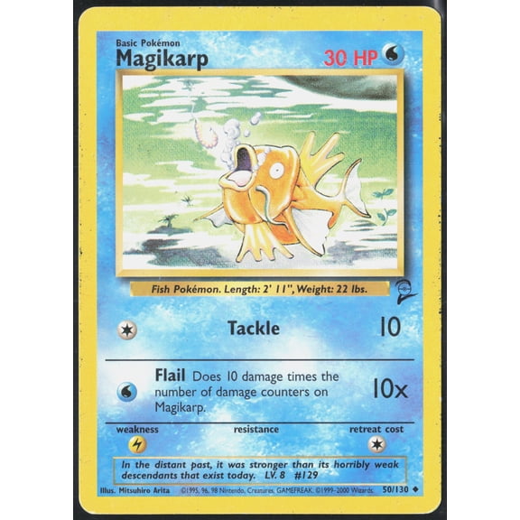 2000 Base Set 2 Magikarp Uncommon #50/130