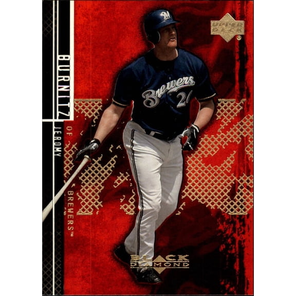 2000 Black Diamond Rookie Edition #51 Jeromy Burnitz MLB Baseball Trading Card