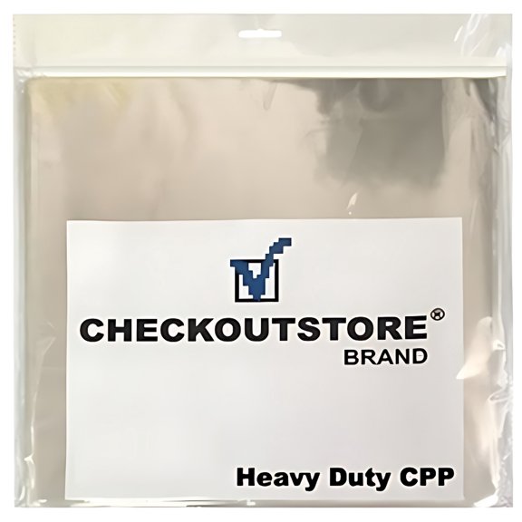 2000 CheckOutStore Clear Plastic CPP for 12" LP Vinyl 33 RPM Record ONLY (INNER Sleeves)