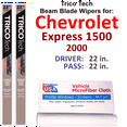 thumbnail image 1 of 2000 Chevrolet Express 1500 Beam Blade Wipers (Set of 2), 1 of 3