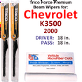 thumbnail image 1 of 2000 Chevrolet K3500 Performance Beam Wipers (Set of 2), 1 of 3