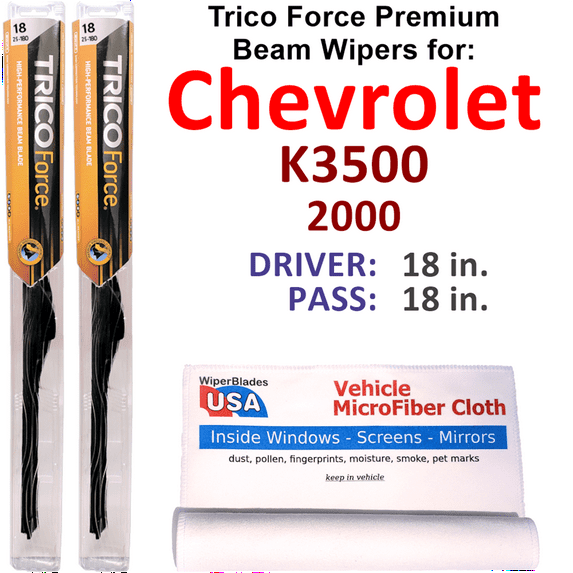 2000 Chevrolet K3500 Performance Beam Wipers (Set of 2)