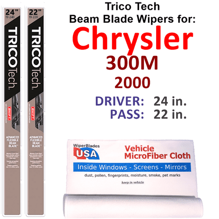 2000 Chrysler 300M Beam Blade Wipers (Set of 2)