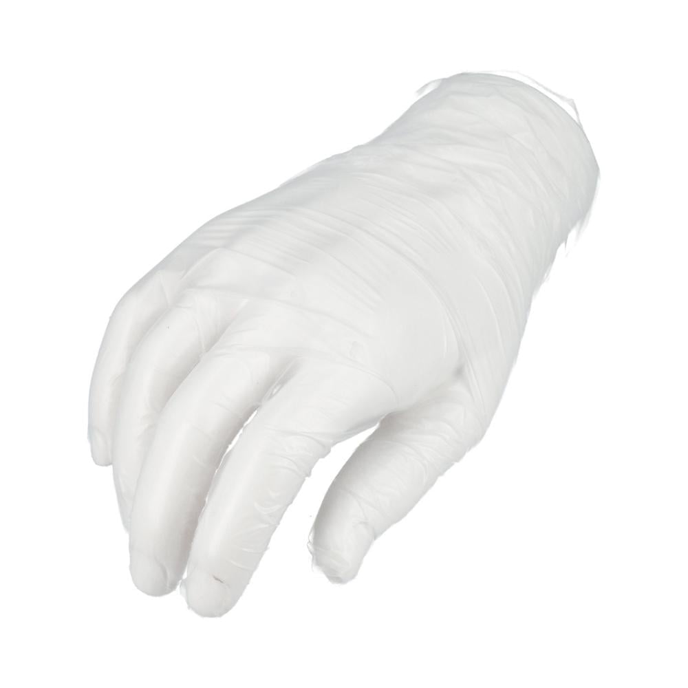 MMBM Clear Powder Free Vinyl Gloves X-Large Rubber Latex Free 4.5 Mil Industrial Grade Disposable Gloves 2000 Pieces