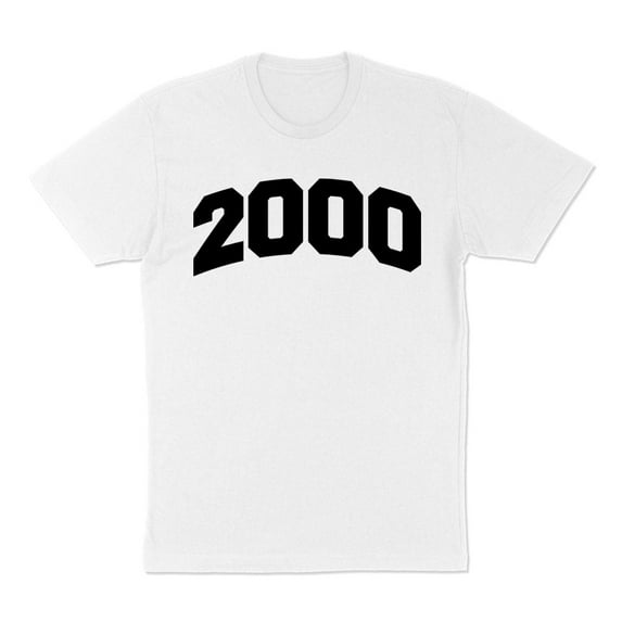 2000 College Style Shirt Unisex Small White
