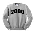 thumbnail image 1 of 2000 College Style Sweatshirt Unisex 5X-Large Grey, 1 of 5