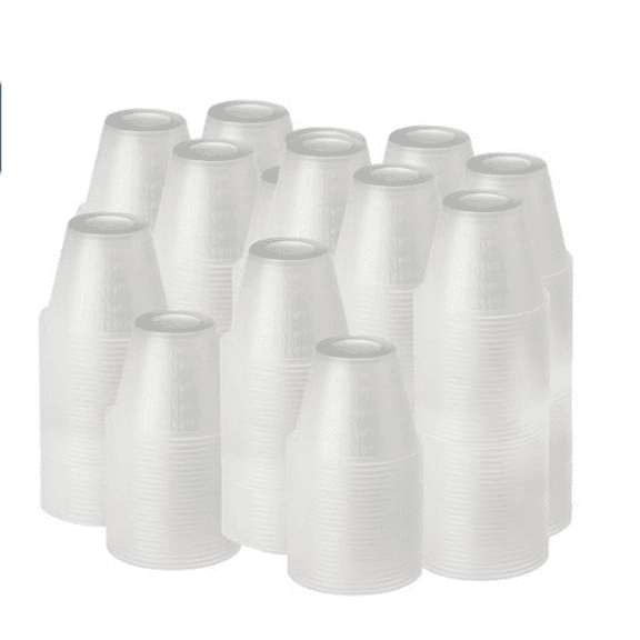 [2000 Count - 1 oz.] Disposable Graduated Plastic Medicine Cups - For Mixed Pills, Medication Measuring, Resin Mixing, Mouthwash
