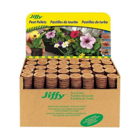 2000 Count - Jiffy 7 Peat Pellets - Seed Starter Soil Plugs - 36 mm - Start Seedlings Indoors - Easy To Transplant to Garden