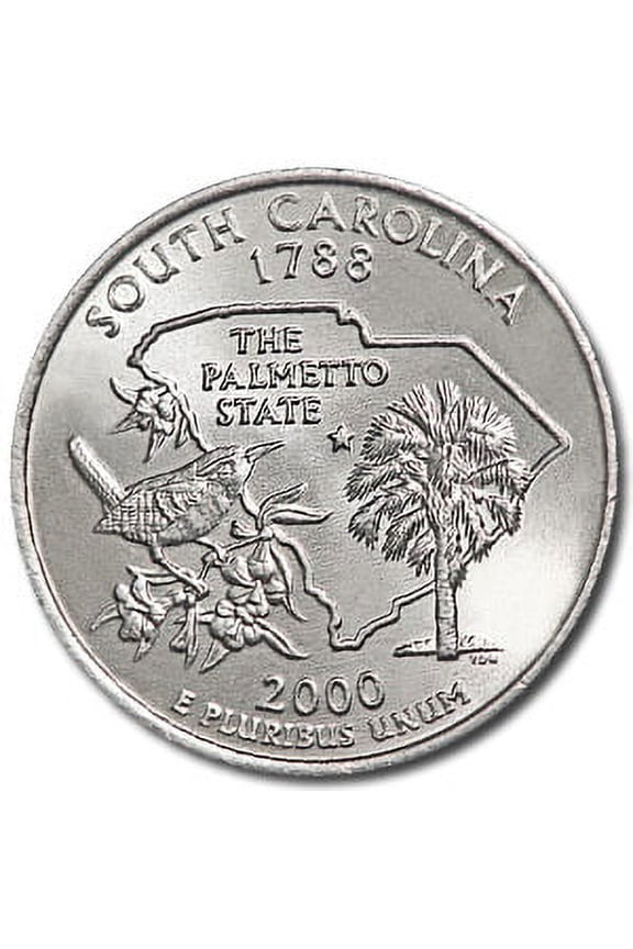 2000-D South Carolina State Quarter BU