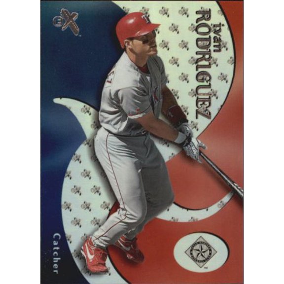 2000 E-X #30 Ivan Rodriguez MLB Baseball Trading Card