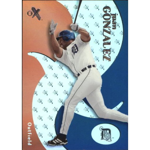 2000 E-X #6 Juan Gonzalez MLB Baseball Trading Card