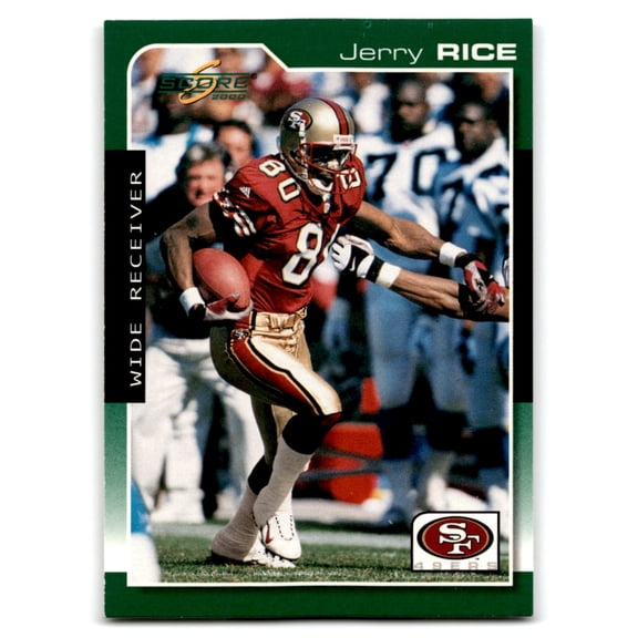 2000 Flagship Football Jerry Rice #171 San Francisco 49ers San Francisco 49ers NFL Football Trading Card