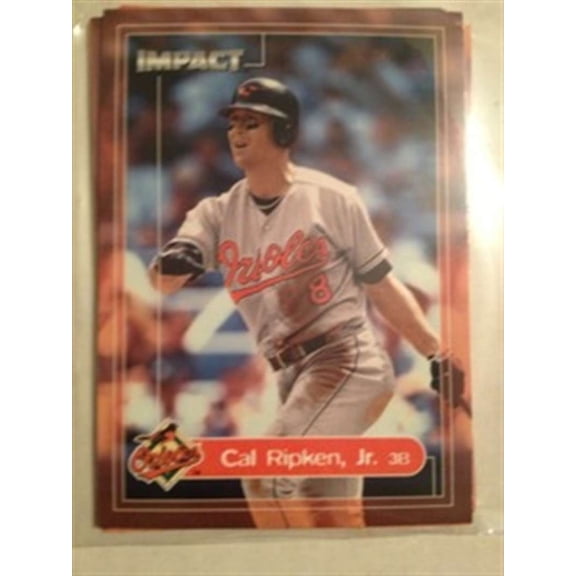 2000 Fleer Impact Baltimore Orioles Team Set 6 Cards Cal Ripken Jr. NM-MT