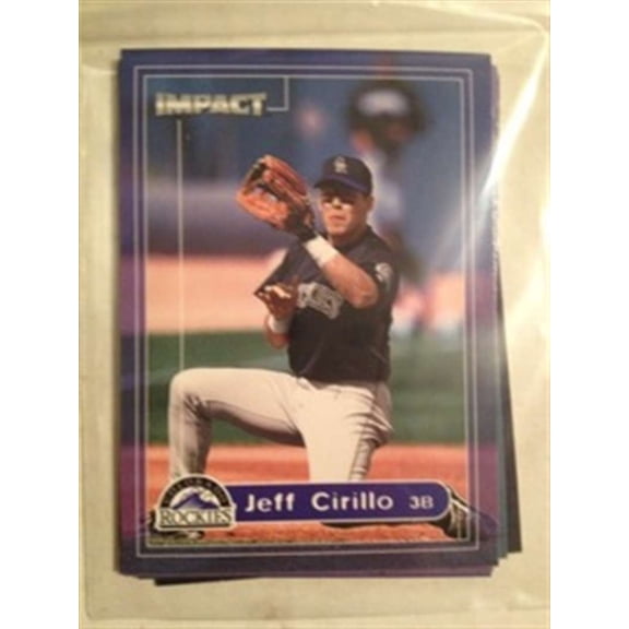 2000 Fleer Impact Colorado Rockies Team Set 7 Cards NM-MT