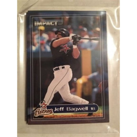 2000 Fleer Impact Houston Astros Team Set 9 Cards NM-MT