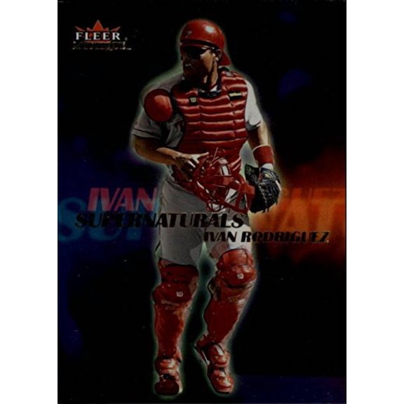 2000 Fleer Mystique Supernaturals #4 Ivan Rodriguez MLB Baseball Trading Card