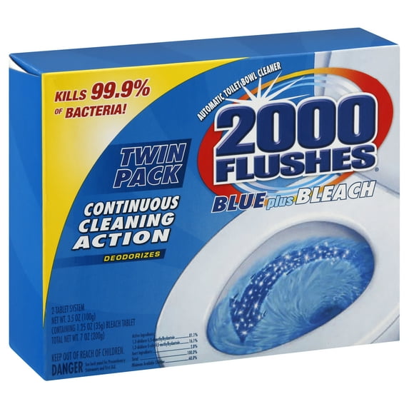 2000 Flushes Toilet Bowl Cleaner 2 oz